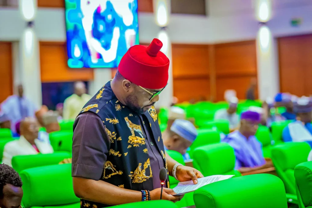 File image of Hon. Ikenga Ugochinyere. The CUPP has raised an alarm over an alleged plot to frame the spokesperson for the G60 opposition lawmakers with fabricated charges of murder, rape, kidnapping, gun running, and other crimes.