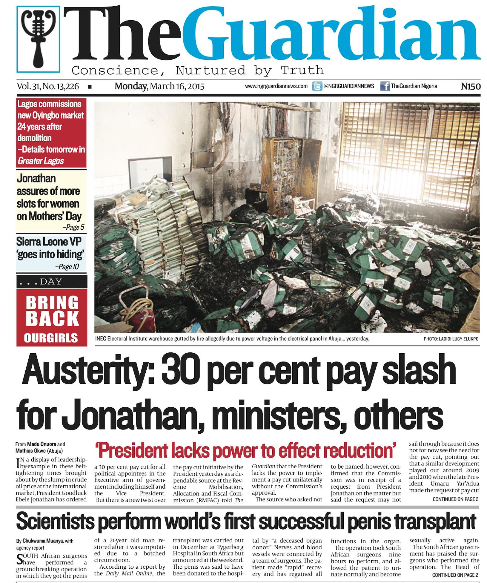 Front page… Copy