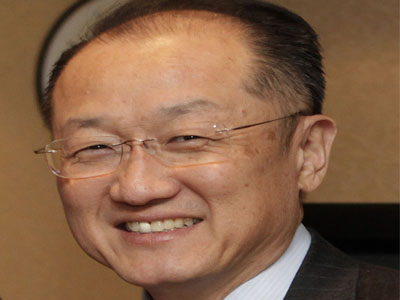 The president of the World Bank, Jim Yong Kim
