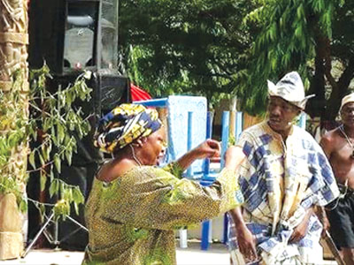 a scene from the play