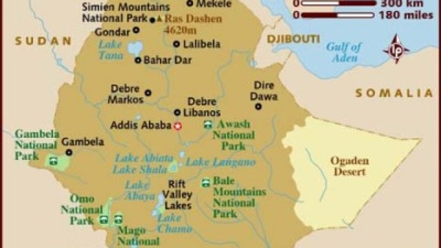 ethiopia map