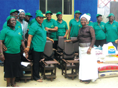 group celebrate easter