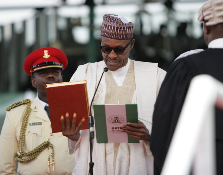 GOODLUCK, BUHARI TAKING OATH OF OFFICE