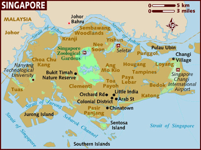 singapore map