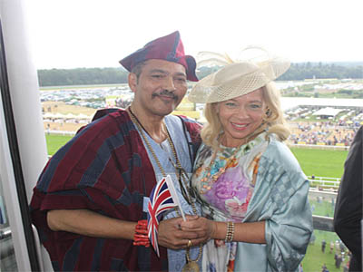Olorogun Oscar Ibru and wife, Wanda