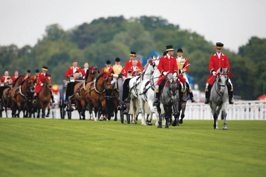 The royal procession Photo by Alan Crowhurst/Getty Images for Ascot Racecourse