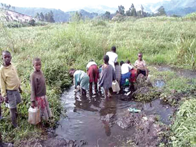 Struggling to get water