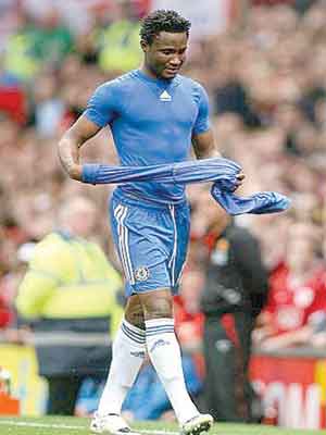 John Obi Mikel is one of the ‘benchwarmers’ in Chelsea
