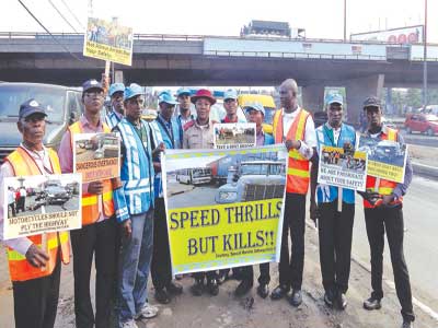 Members of the Safeway Special Marshal during the road show.