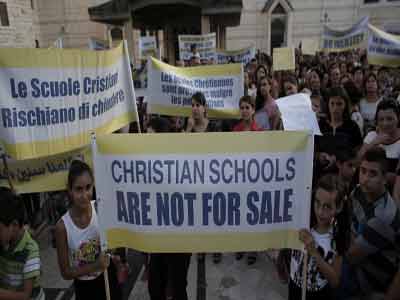 Israeli-Christians-protest