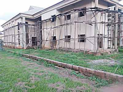 Another uncompleted structure at the medical centre
