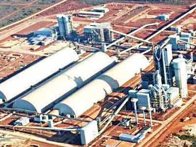 Cement-plant