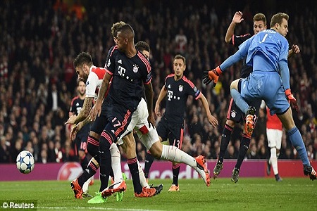 Neuer against Arsenal