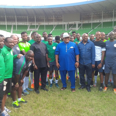Wike and the super eagles