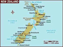 newzealand map