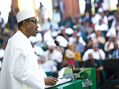 President Buhari... yesterday