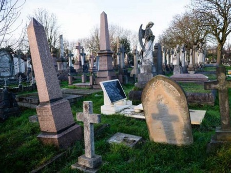 Cemetries with wifi