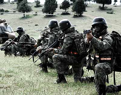 Turkish forces
