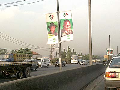 Lamp posts without light