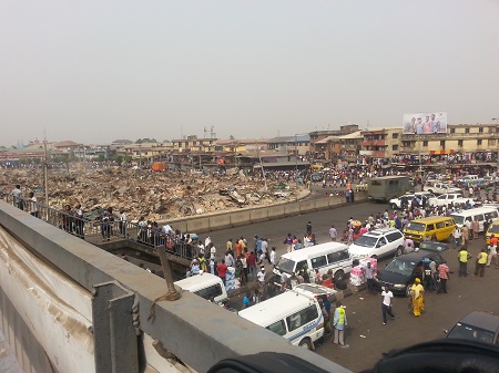 Demolished Oshodi Market