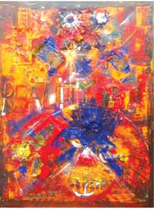 Olagoke’s painting titled Reality