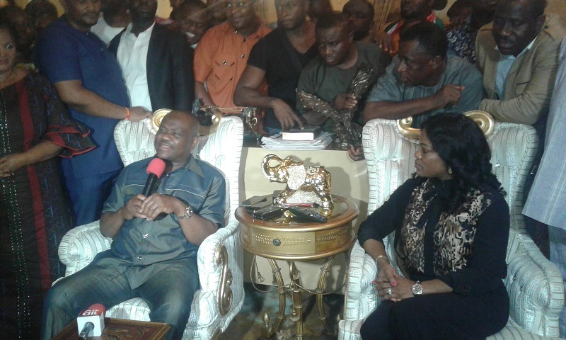Wike and wife
