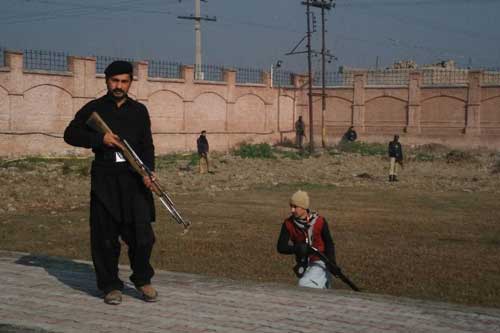 security-outside-bacha-khan-university