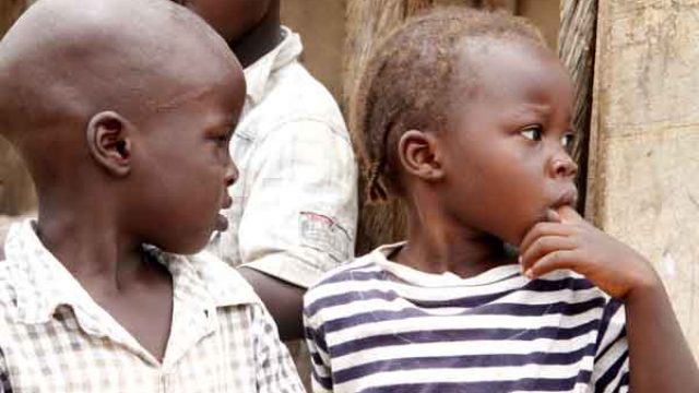 Children at IDP camp