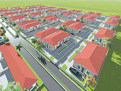 Illustration of the proposed Royal Haven Garden, Mowe, Ogun State