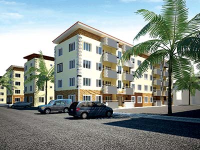 Illustration of a proposed estate that will increase the housing stock in Lagos