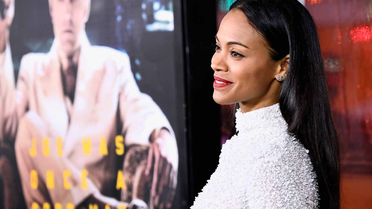 Actress Zoe Saldana. PHOTO: Frazer Harrison/Getty Images/AFP Frazer Harrison / GETTY IMAGES NORTH AMERICA / AFP