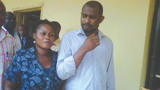 The suspects, Omuha and his wife, Titilayo