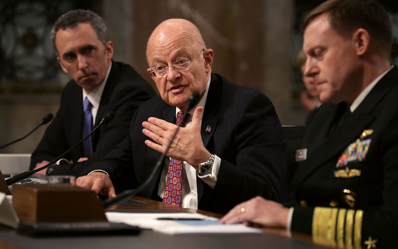 Director Of Nat’l Intelligence James Clapper Testifies To Senate Armed Services On Foreign Cyber Threats