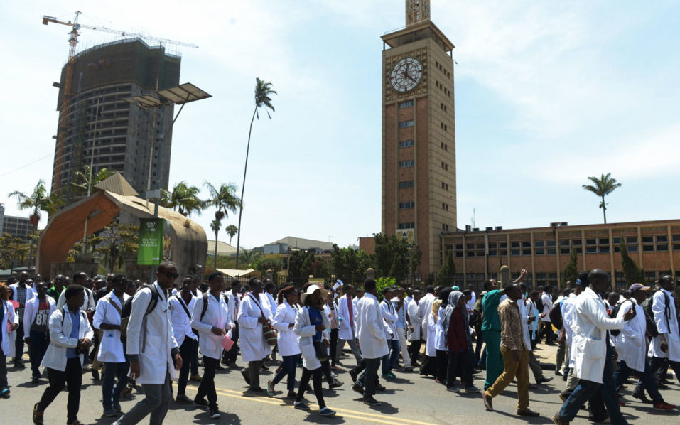 KENYA-HEALTH-STRIKE