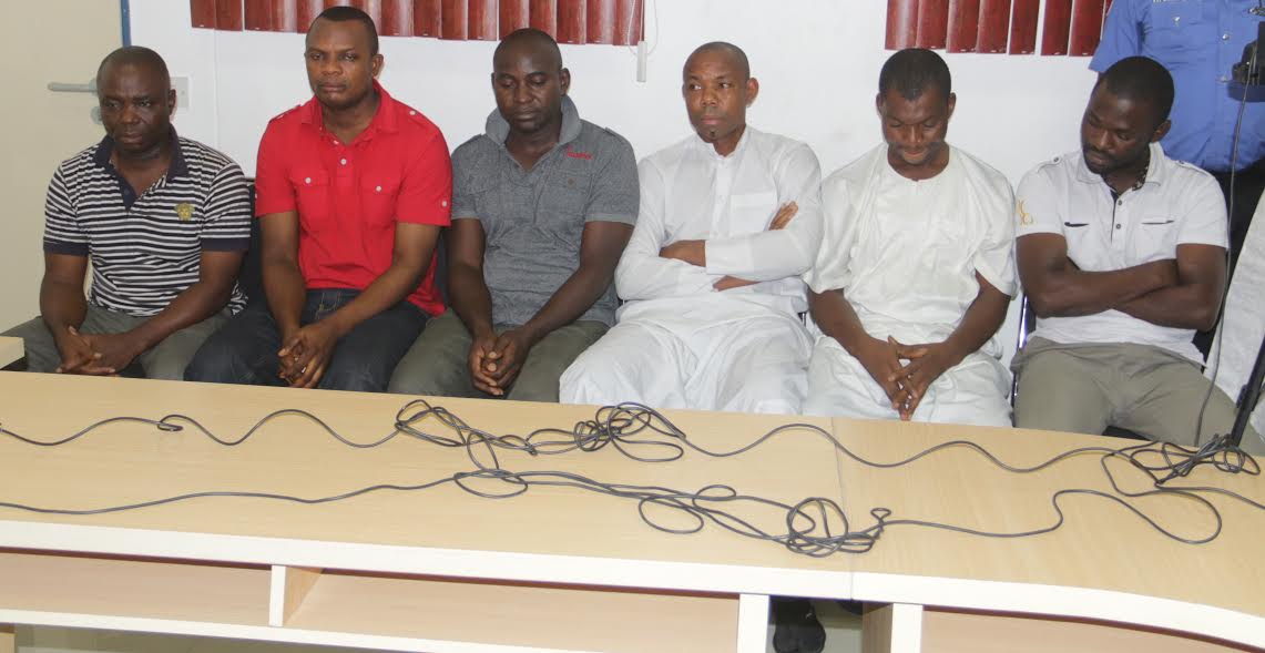 The six sacked policemen