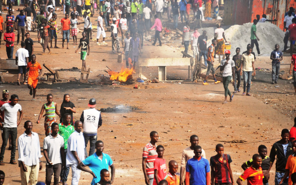 GUINEA-UNREST-DEMONSTRATION-POLITICS