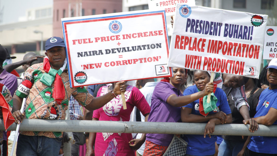 NLC protest