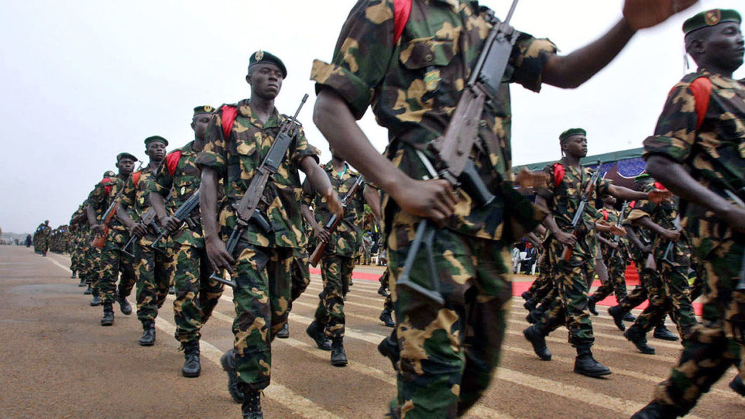 South african troops