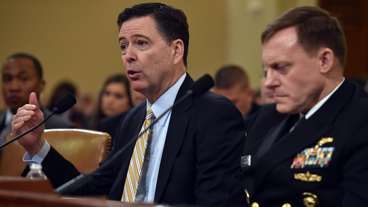 FBI Director James Comey and NSA Director Michael Rogers testify    before congressional committee on Russia’s interference in  2016 presidential election