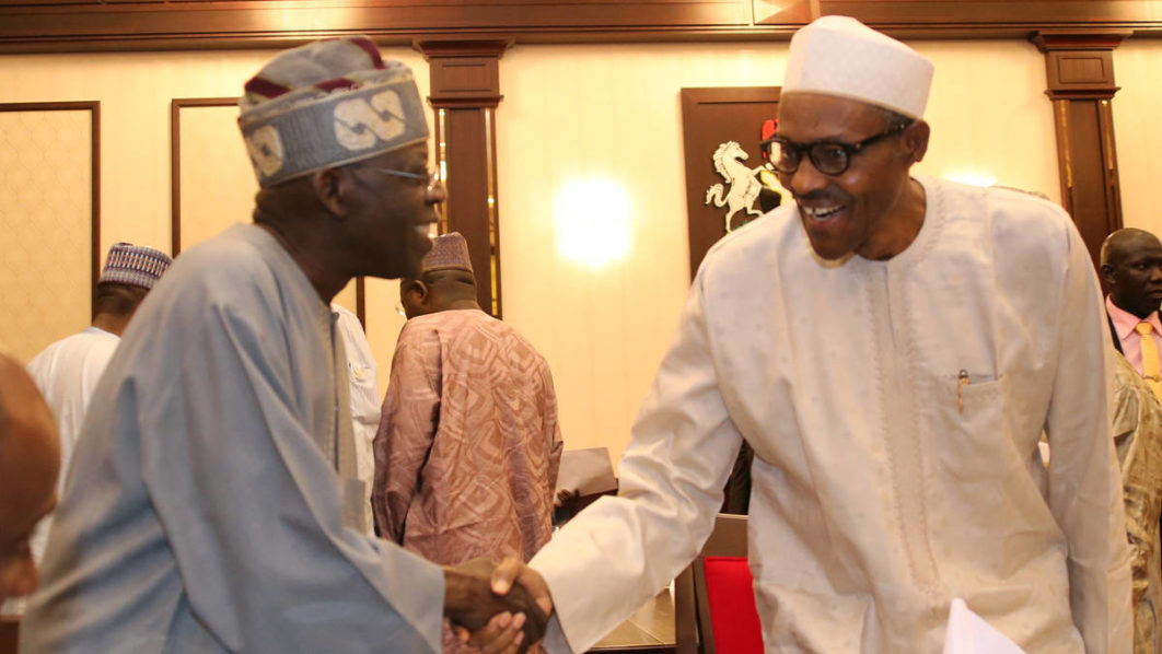 PRESIDENT BUHARI @ TINUBU AT A DINNER 2A