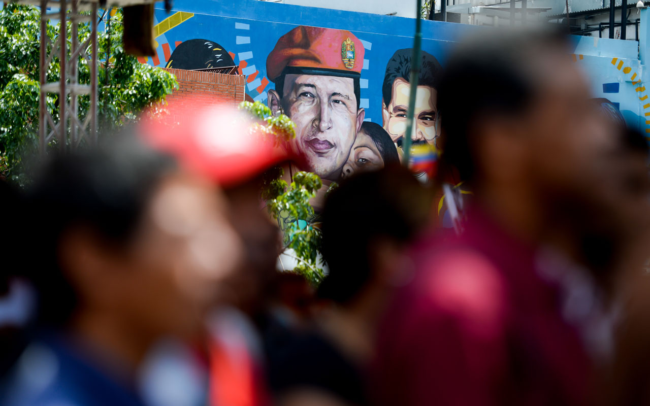 VENEZUELA-CRISIS-MADURO-SUPPORTERS-DEMO