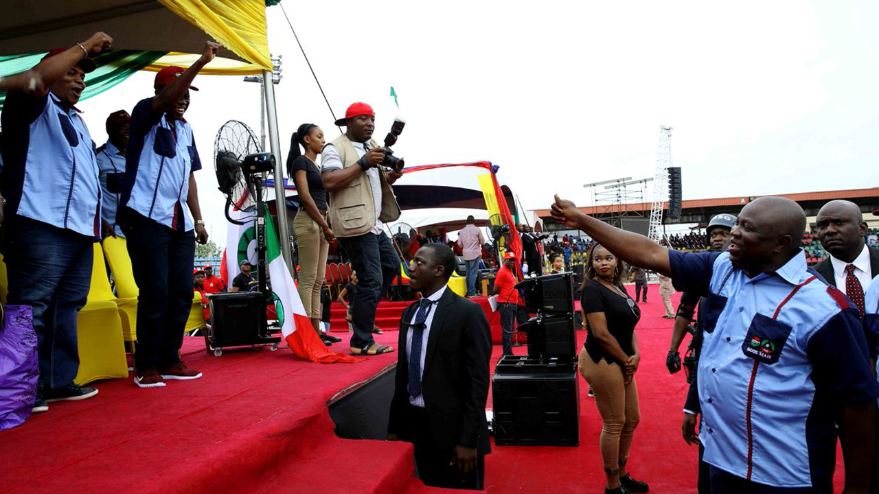 Ambode at Workers’ Day celeb