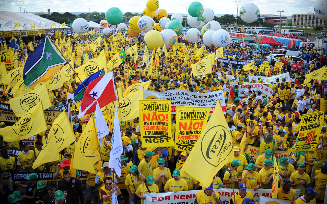 BRAZIL-CRISIS-TEMER-PROTEST