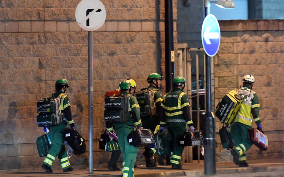 Reported explosion at Manchester Arena,
