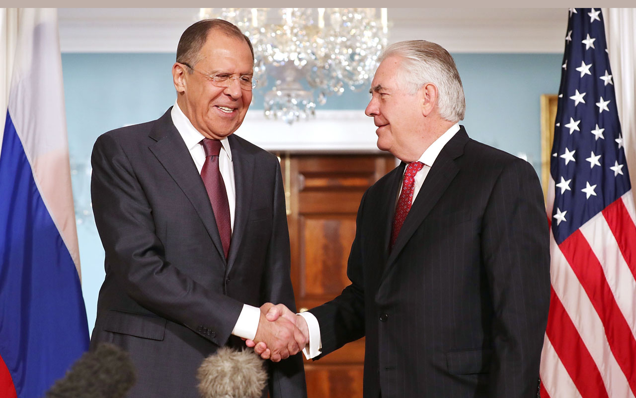 Rex Tillerson Meets With Russian Foreign Minister Lavrov In Washington
