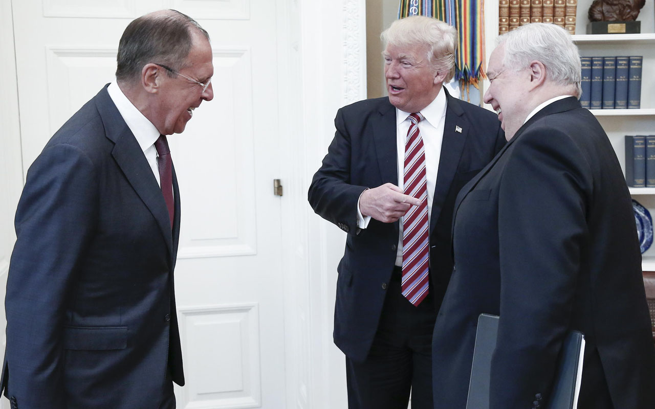 Trump, Kislyak and Lavrov