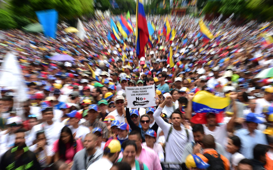 VENEZUELA-CRISIS-MAY DAY-OPPOSITION-PROTEST