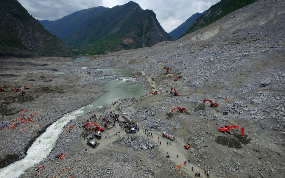 CHINA-DISASTER-LANDSLIDE
