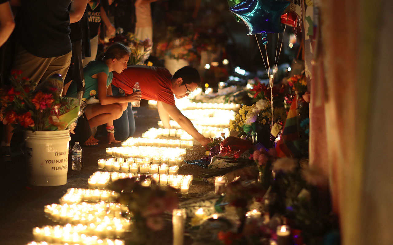 Mourners Marks 1st Anniversary Of Orlando Pulse Nightclub Mass Shooting