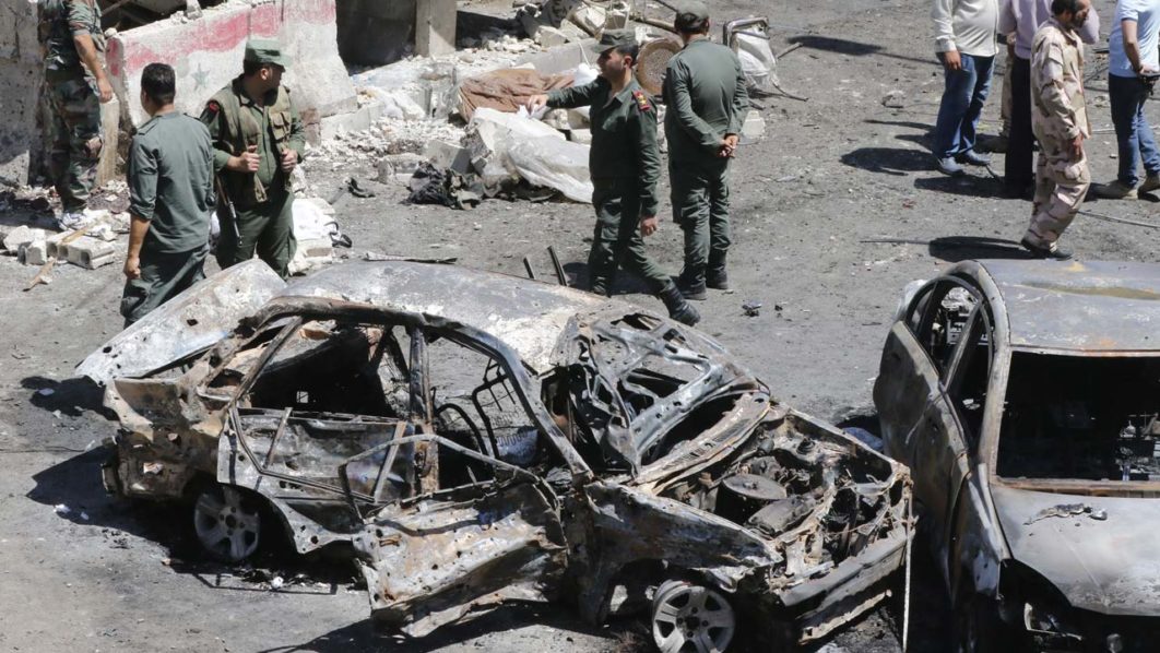 Damascus-Bombing